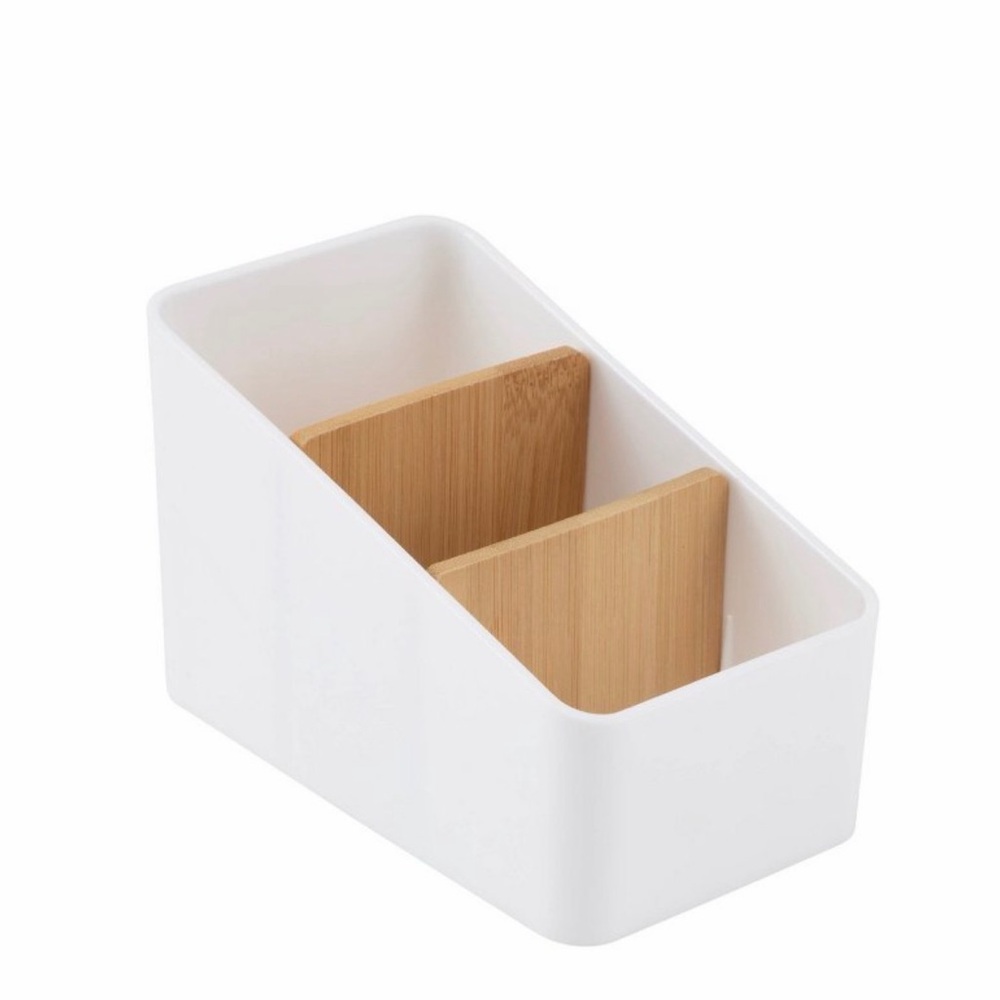 Thinkspace 3 Compartment White Desk Organizer New